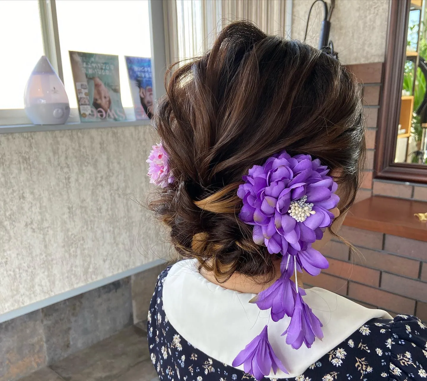 夏祭りヘアセット✨