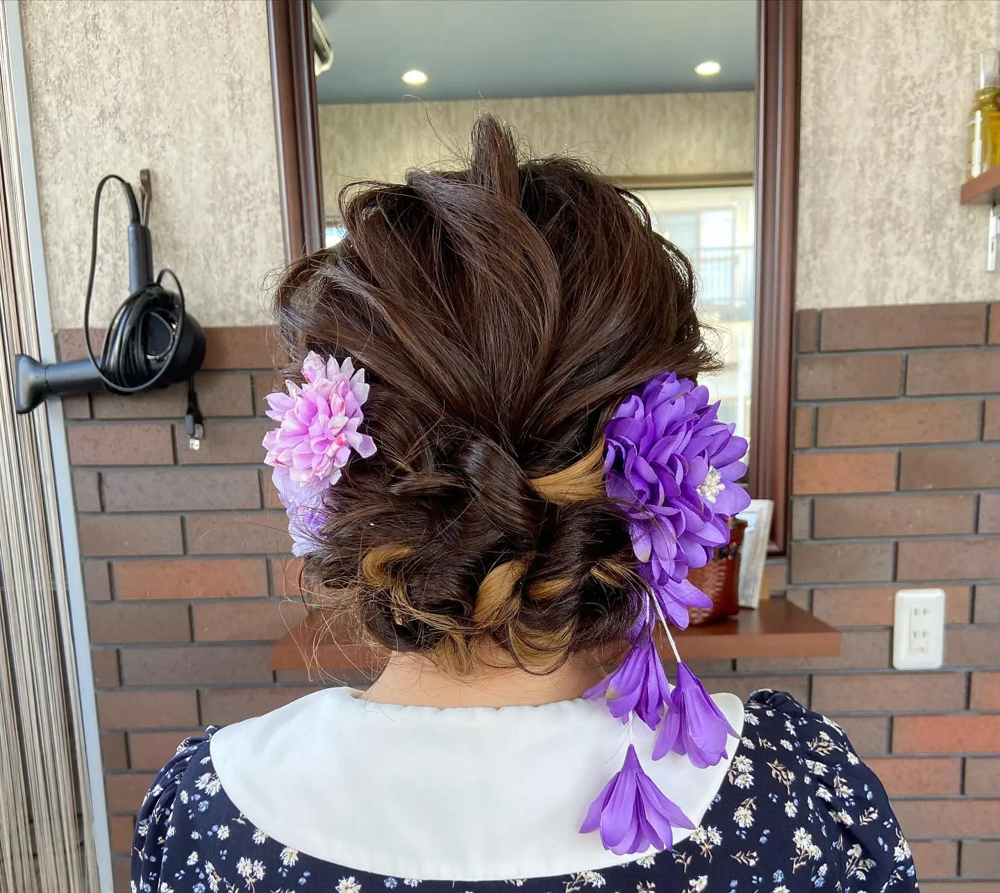 夏祭りヘアセット✨